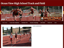 Tablet Screenshot of oceanviewtrack.com